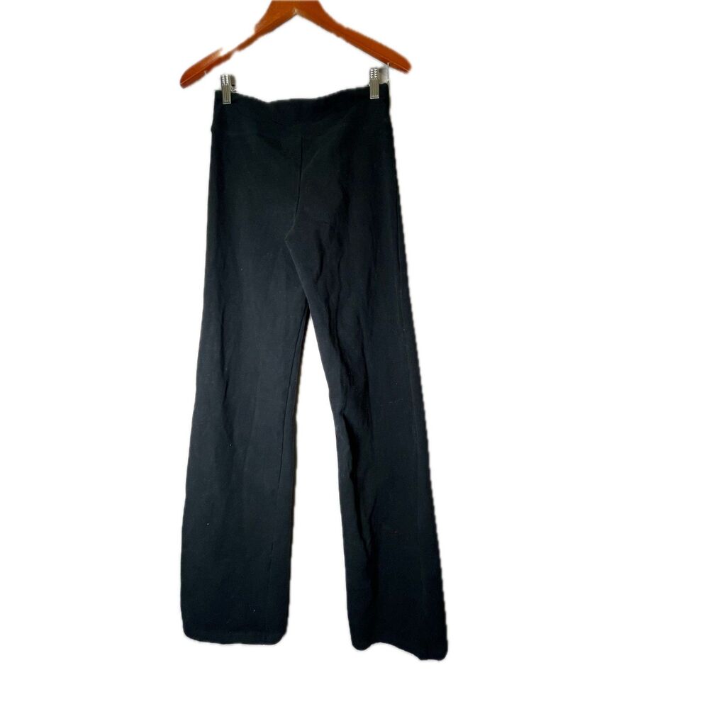 Bubblelime 90% Cotton Women’s Black Yoga Pants, Bootcut Leggings Size M - Picture 2 of 5